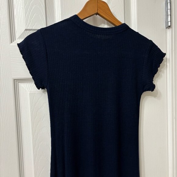 Urban Outfitters BDG Navy Blue Camper Pocket Ribbed Dress Women’s Size XS - Picture 6 of 8